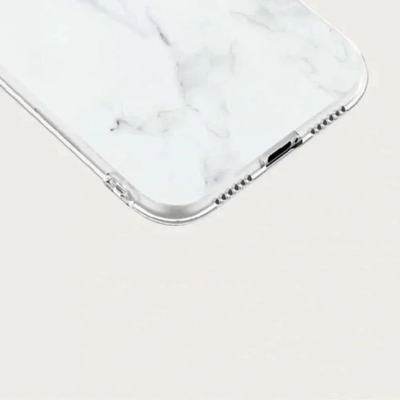 iPhone 13 Pro Max White Marbled Phone Case - Picture 3 of 4